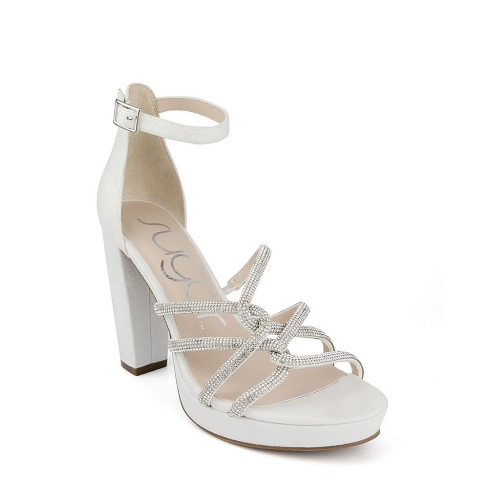 Sugar Petal Women’s Size 7.5 White / Off White Heels – New Wedding Formal
